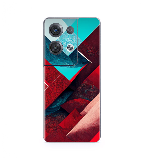 OPPO Reno 8 Pro Geometric Red