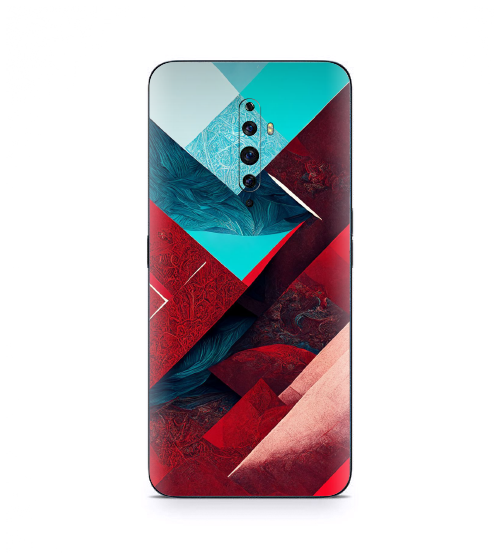 OPPO Reno 2 Z Geometric Red