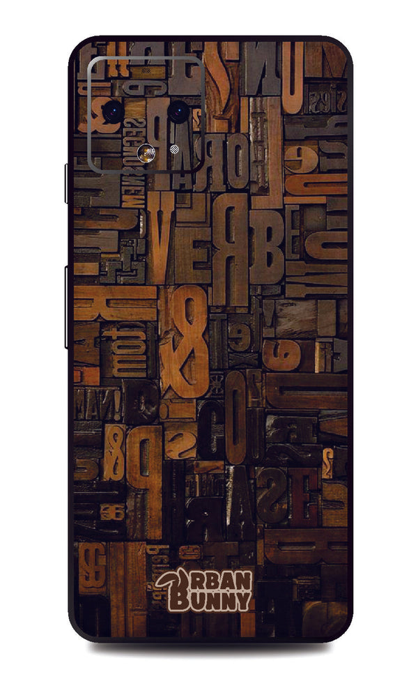 Google Pixel 4 Wood Words