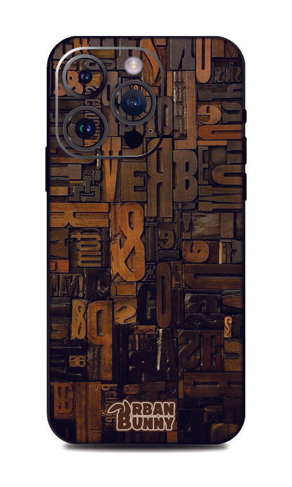 Iphone 13 Pro Max Wood Words