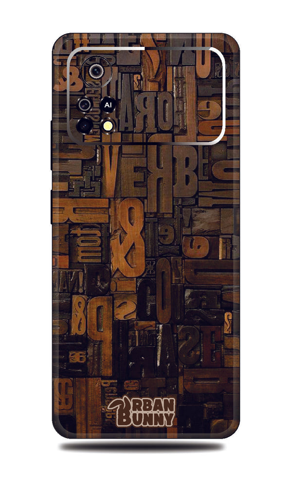 Poco x4 pro 5G Wood Words