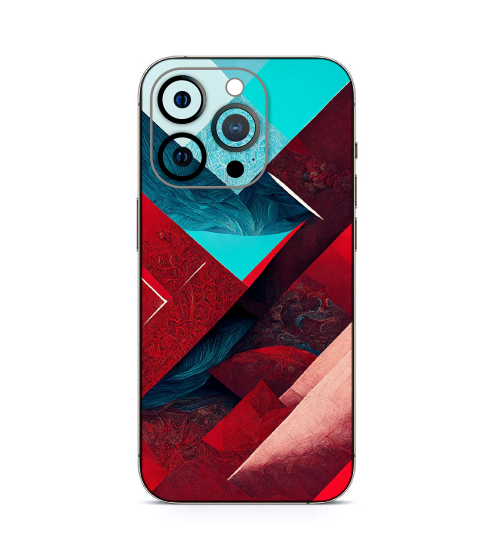 iPhone 14 Pro Geometric Red