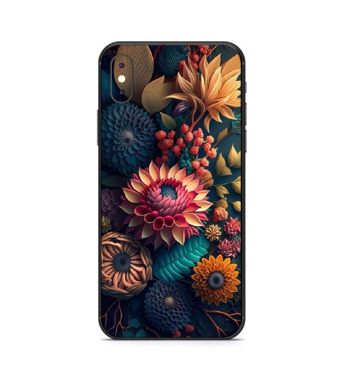 iPhone XS Floral Art