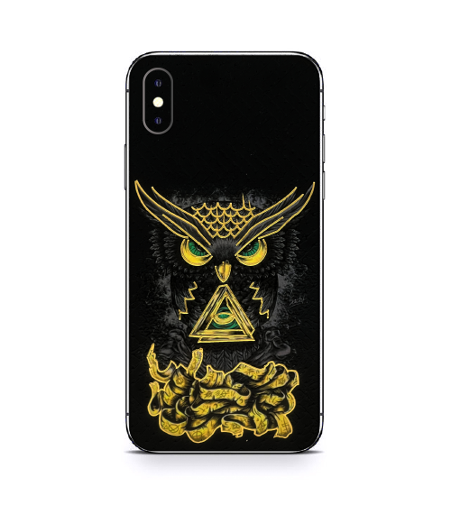 iPhone XS Messy Owl