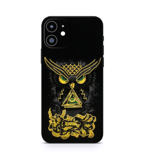 iPhone 12 Mini Messy Owl